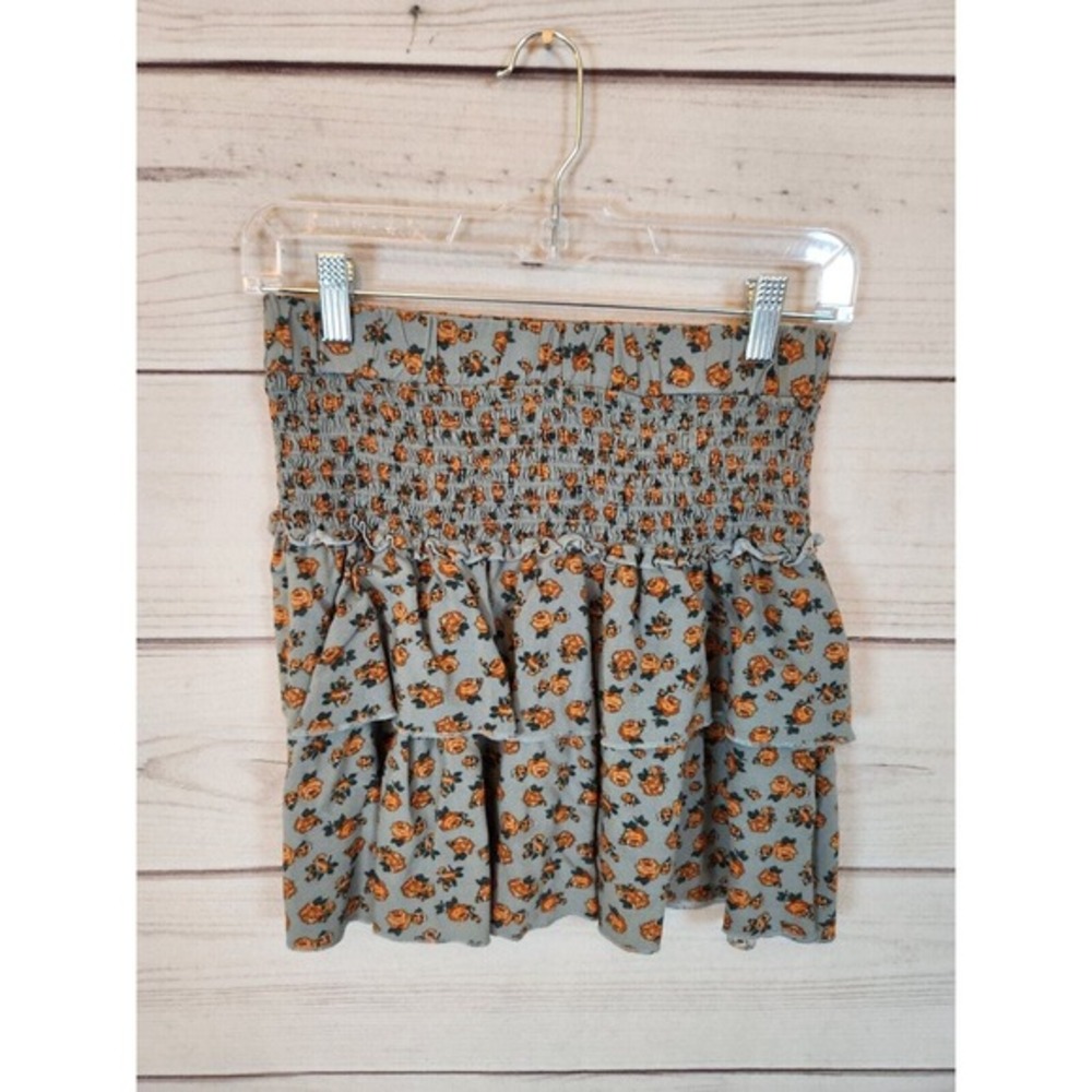 TRIXXI Women's Multi-Color‎ Floral Print Mini Skirts Size S